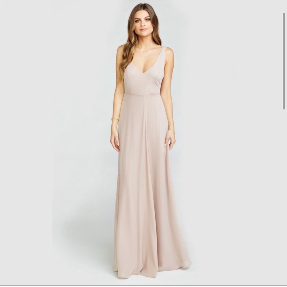 show me your mumu sleeveless jen maxi bridesmaid
